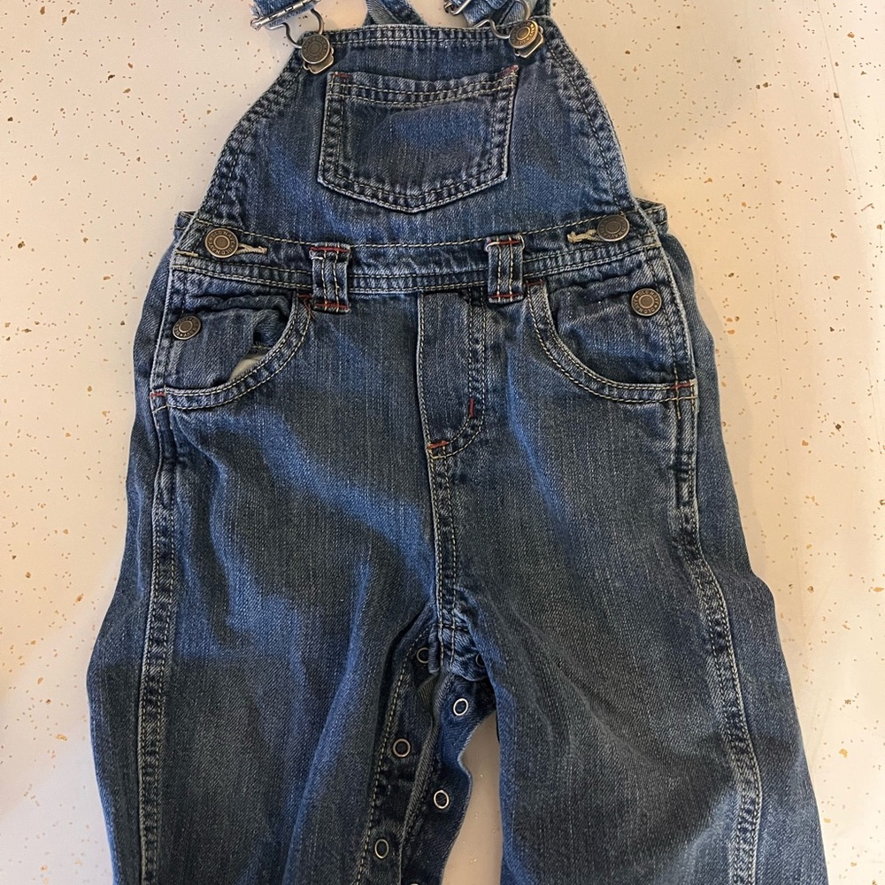 Old Navy Blue Denim Overalls